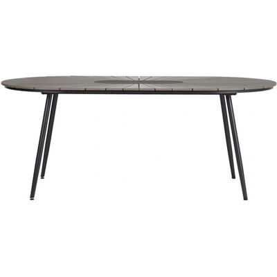 NORDFORM - Puutarhapöytä 195x102 cm - Sort NORDFORM - Puutarhapöytä 195x102 cm - Sort