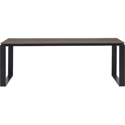 NORDFORM Gartentisch 210x100 cm - Braun/Schwarz - Garten Tisch NORDFORM Gartentisch 210x100 cm - Braun/Schwarz - Garten Tisch