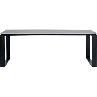 Schou Martinus Havebord - Rektangulært, Sort, Grå - Udesæt Bord Schou Martinus Havebord - Rektangulært, Sort, Grå - Udesæt Bord