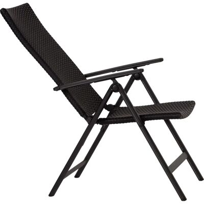 NORDFORM Position Gartensessel Linda 2er-Set - Schwarz - Gartensessel NORDFORM Position Gartensessel Linda 2er-Set - Schwarz - Gartensessel