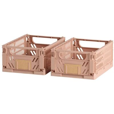 Schou Hellbraune Faltbare Aufbewahrungsboxen-Set Schou Hellbraune Faltbare Aufbewahrungsboxen-Set