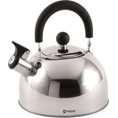 Outwell 650282 Camping Kedel - 2,2L - Sort & Sølv Outwell 650282 Camping Kedel - 2,2L - Sort & Sølv