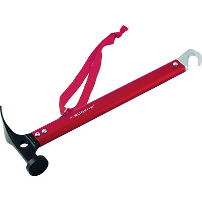 Robens Mehrzweckhammer - 31cm, Rot - Camping Werkzeug Robens Mehrzweckhammer - 31cm, Rot - Camping Werkzeug