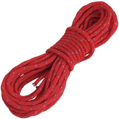 Accessorio tenda Robens 690196 Corda - Nylon Riflettente, Rosso Accessorio tenda Robens 690196 Corda - Nylon Riflettente, Rosso