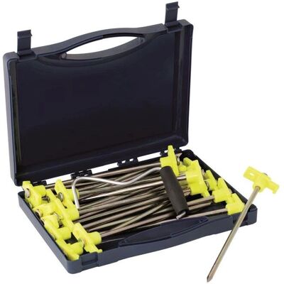 Outwell Caja de Piquetas de Acero Verde Luminosa - Peg Box Outwell Caja de Piquetas de Acero Verde Luminosa - Peg Box