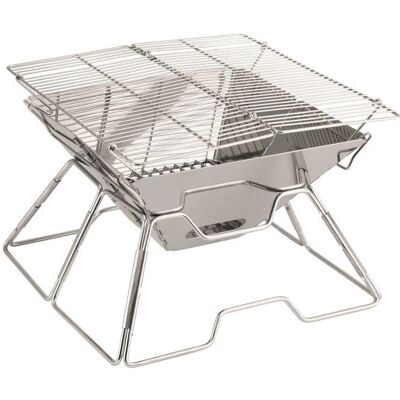 Robens Wayne Grill - Stainless Steel - Portable - Large Cooking Area - Grill Fireplace Robens Wayne Grill - Stainless Steel - Portable - Large Cooking Area - Grill Fireplace