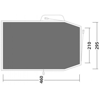 Podlážka pro stan Outwell Springwood 5 - Voděodolná, 460x295cm Podlážka pro stan Outwell Springwood 5 - Voděodolná, 460x295cm