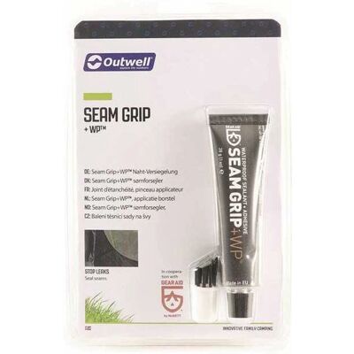 Colle de couture Outwell Seam Grip WP - Sealant silicone pour tentes - Publicité Colle de couture Outwell Seam Grip WP - Sealant silicone pour tentes - Publicité