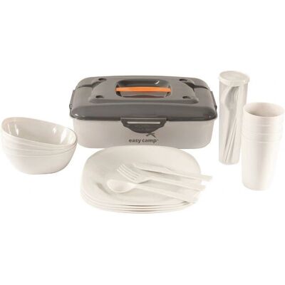 Easy Camp Picnic Set - 4 Person Durable Plastic Easy Camp Picnic Set - 4 Person Durable Plastic