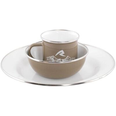 Robens Tongass Enamel Set - Camping Servis Robens Tongass Enamel Set - Camping Servis