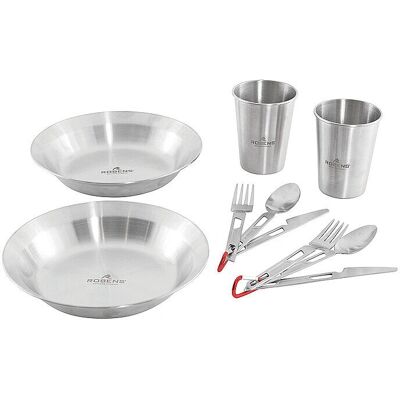 Robens Sierra Steel Meal Set - Juego de Cocina - Plateado Robens Sierra Steel Meal Set - Juego de Cocina - Plateado