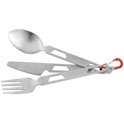 Set Posate Sierra Steel Robens - Posate da Campeggio Set Posate Sierra Steel Robens - Posate da Campeggio