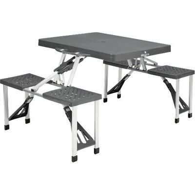 Table extérieure Easy Camp 670410 - Noir, Argent - Rectangulaire - Publicité Table extérieure Easy Camp 670410 - Noir, Argent - Rectangulaire - Publicité
