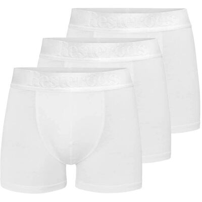 Resteröds Gunnar Bamboo Boxers - Herre Hvit S Resteröds Gunnar Bamboo Boxers - Herre Hvit S