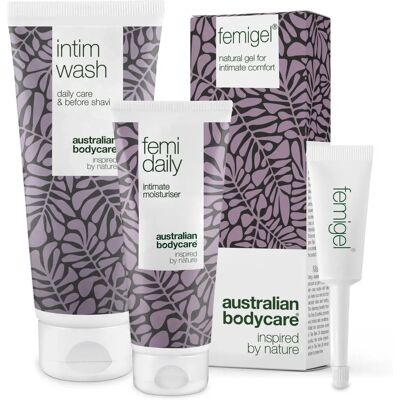 Australian Bodycare Intim-Pflege-Set - 3 Vegane Produkte für Frauen Australian Bodycare Intim-Pflege-Set - 3 Vegane Produkte für Frauen