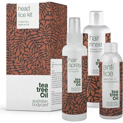 Kit anti-poux Australian Bodycare - Shampoo & Spray - Publicité Kit anti-poux Australian Bodycare - Shampoo & Spray - Publicité