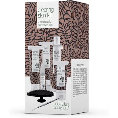 Set de îngrijire a pielii cu ulei de arbore de ceai de Australian Bodycare - Tip de piele Set de îngrijire a pielii cu ulei de arbore de ceai de Australian Bodycare - Tip de piele