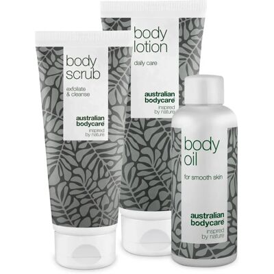 Kit de soin des vergetures Australian Bodycare - Ensemble de soins pour femmes - Publicité Kit de soin des vergetures Australian Bodycare - Ensemble de soins pour femmes - Publicité