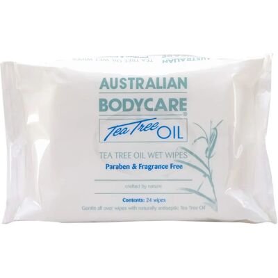 Australian Bodycare Våtservietter med Tea Tree Oil - Våtservietter Australian Bodycare Våtservietter med Tea Tree Oil - Våtservietter