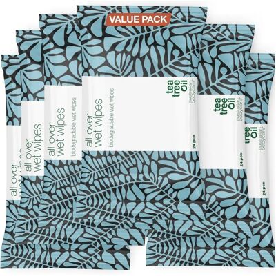 Australian Bodycare Tea Tree Oil Wipes - Cleansing for Sensitive Skin Australian Bodycare Tea Tree Oil Wipes - Cleansing for Sensitive Skin