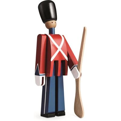 Treskikkelse fra Bojesen - Soldat med gevær - 21cm - Liten - One Size - Dansk Design Treskikkelse fra Bojesen - Soldat med gevær - 21cm - Liten - One Size - Dansk Design