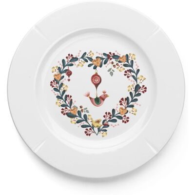 Rosendahl Grand Cru Cottage Dyp tallerken - 19,5cm, Hvit, Norsk kunst Rosendahl Grand Cru Cottage Dyp tallerken - 19,5cm, Hvit, Norsk kunst