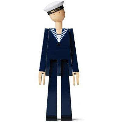 Kay Bojesen Marina - 20,5 cm - Blu scuro/Bianco - Figura - Decorazione Kay Bojesen Marina - 20,5 cm - Blu scuro/Bianco - Figura - Decorazione