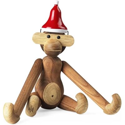 Berretto di Natale in legno - Kay Bojesen - 8cm - Medio - Rosso/Bianco - Decorazione natalizia Berretto di Natale in legno - Kay Bojesen - 8cm - Medio - Rosso/Bianco - Decorazione natalizia
