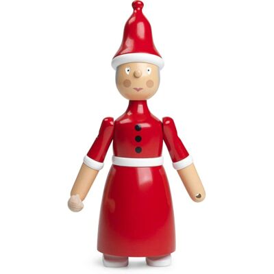 Kay Bojesen Figura di Natale in legno - Rosso/Bianco - Decorazione Kay Bojesen Figura di Natale in legno - Rosso/Bianco - Decorazione