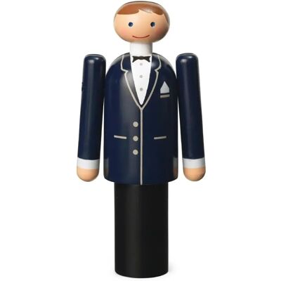 Bojesen - Brudgommen, 12cm, blå/sort/hvid - Figur Bojesen - Brudgommen, 12cm, blå/sort/hvid - Figur