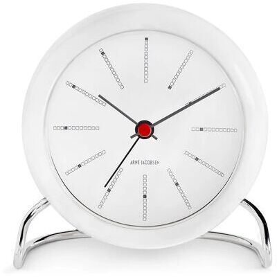 Sveglia meccanica bianca Arne Jacobsen - Sveglia Sveglia meccanica bianca Arne Jacobsen - Sveglia