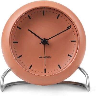 Reloj Despertador Arne Jacobsen City Hall - Naranja Pálido Reloj Despertador Arne Jacobsen City Hall - Naranja Pálido