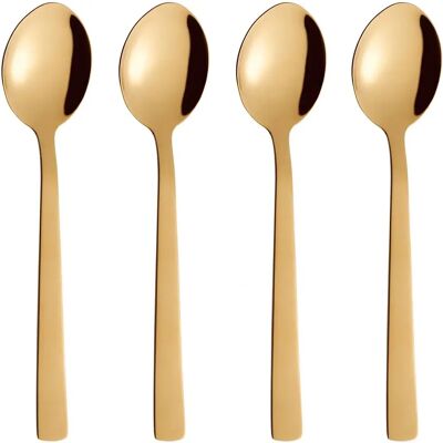 Aida Raw Guld Ske Set - 4 stykker Aida Raw Guld Ske Set - 4 stykker