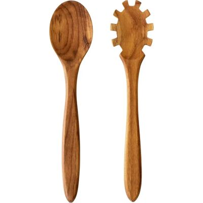 Aida Raw Teak Salatbestiksæt - 2 Dele Aida Raw Teak Salatbestiksæt - 2 Dele
