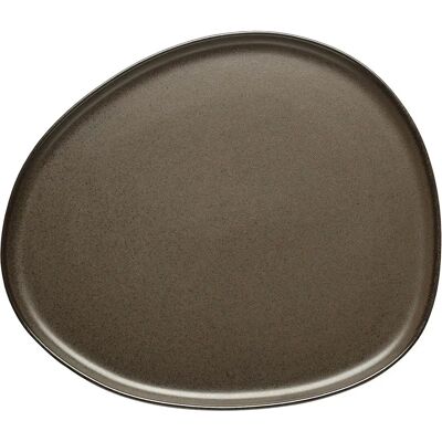 Aida Raw Organic middagsfat - 29x25 cm - Metallisk brun - Organic serie Aida Raw Organic middagsfat - 29x25 cm - Metallisk brun - Organic serie