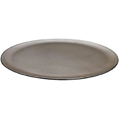 Aida RAW Rundt Fad - 34cm - Metallisk Brun Aida RAW Rundt Fad - 34cm - Metallisk Brun