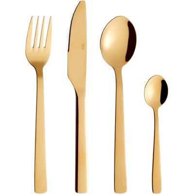 Aida Guld 24-delt Bestiksæt - Nordisk Design Aida Guld 24-delt Bestiksæt - Nordisk Design