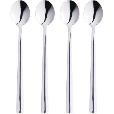 Aida Raw Rustfrit Stål Latte Skeer - 4 stk Aida Raw Rustfrit Stål Latte Skeer - 4 stk