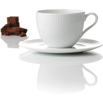 Aida Hvit Relief Kaffekopp 20cl 4-pakning - Kaffekopp Aida Hvit Relief Kaffekopp 20cl 4-pakning - Kaffekopp