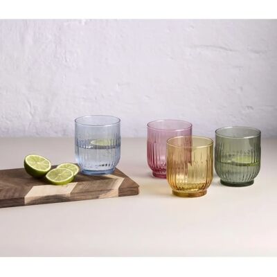 Aida Farvede glas 33cl - 4 stk. Aida Farvede glas 33cl - 4 stk.