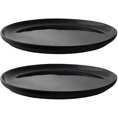 Stelton Theo Svart Servise - 22cm Tallerkensett Stelton Theo Svart Servise - 22cm Tallerkensett