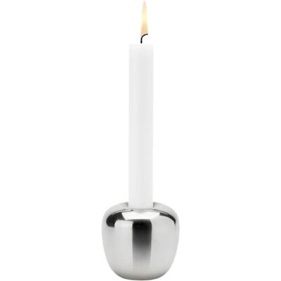 Stelton - Ora Lysestake i Rostfritt Stål - Elegant & Reflekterande Stelton - Ora Lysestake i Rostfritt Stål - Elegant & Reflekterande