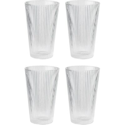 Stelton Pilastro - Transparent drikkeglass sett 4 Stelton Pilastro - Transparent drikkeglass sett 4