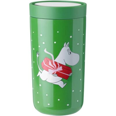 Stelton Moomin To Go Click 200ml Grønn - Reisebeger Stelton Moomin To Go Click 200ml Grønn - Reisebeger