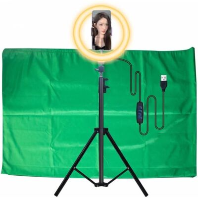 United VMS2382 Video Maker Set - Ringen valaisin & Tausta United VMS2382 Video Maker Set - Ringen valaisin & Tausta