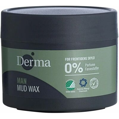 Derma Man Mud Wax - Hårvoks - Sterk hold Derma Man Mud Wax - Hårvoks - Sterk hold