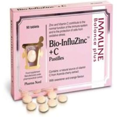Bio-InfluZinc+C, 90 pastilleja - PharmaNord Bio-InfluZinc+C, 90 pastilleja - PharmaNord