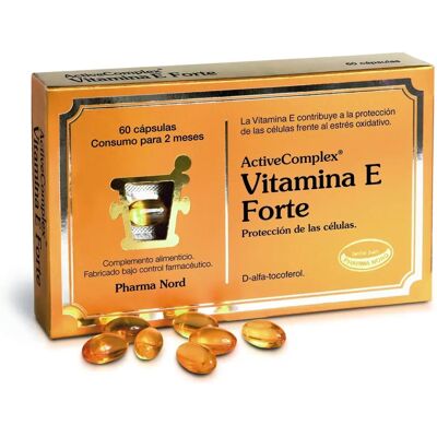 Pharma Nord Activecomplex Vitamin E Forte 60 capsules - Vitamin Supplement Pharma Nord Activecomplex Vitamin E Forte 60 capsules - Vitamin Supplement