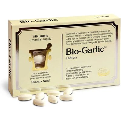 Pharma Nord Bio-Garlic 300mg - Vegan Supplement for Heart & Immunity Pharma Nord Bio-Garlic 300mg - Vegan Supplement for Heart & Immunity