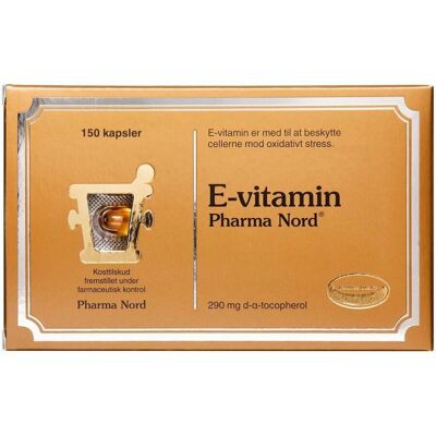 Pharma Nord Bio-e-vitamin kapsler 290 mg Kosttilskud 150 stk - Vitaminer Pharma Nord Bio-e-vitamin kapsler 290 mg Kosttilskud 150 stk - Vitaminer